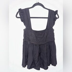 Urban Outfitters Black Babydoll Top